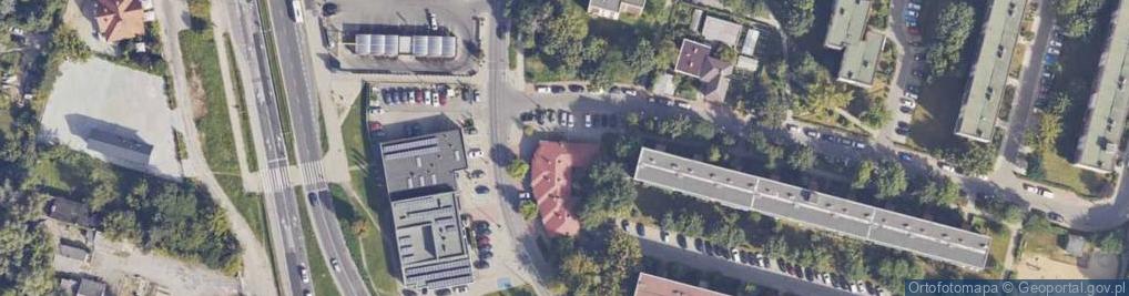 Zdjęcie satelitarne Sokołów