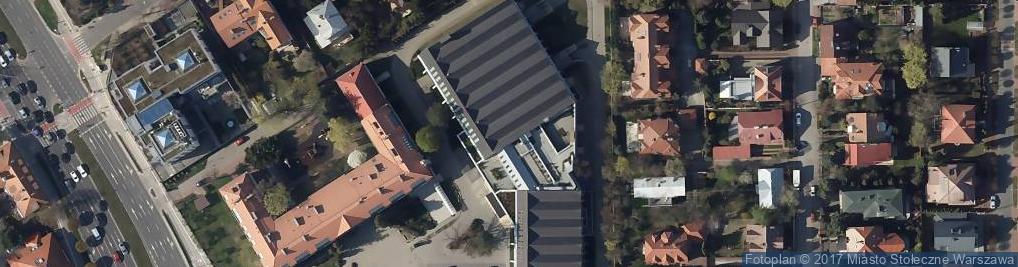 Zdjęcie satelitarne Centrum Sportu Wilanów Wiertnicza
