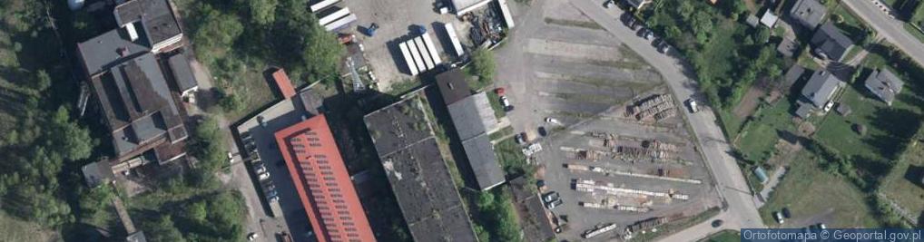 Zdjęcie satelitarne Manta – kryta pływalnia