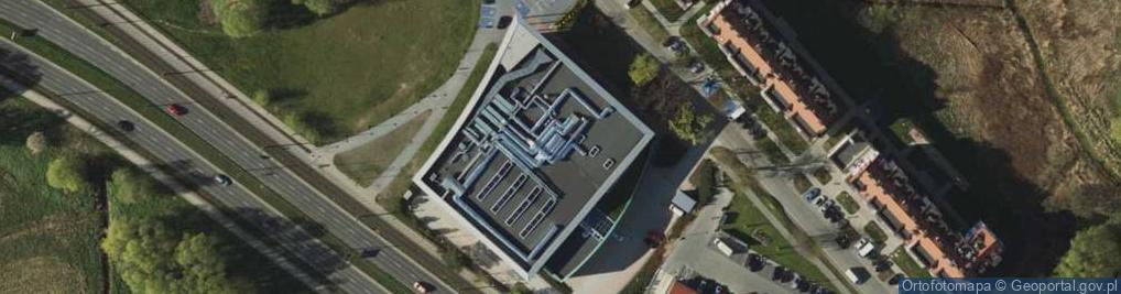 Zdjęcie satelitarne Pływalnia Uniwersytecka UWM w Olsztynie