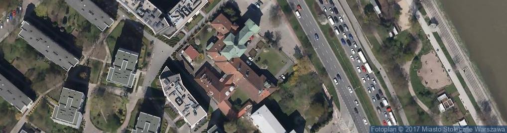 Zdjęcie satelitarne Archidiecezji Warszawskiej