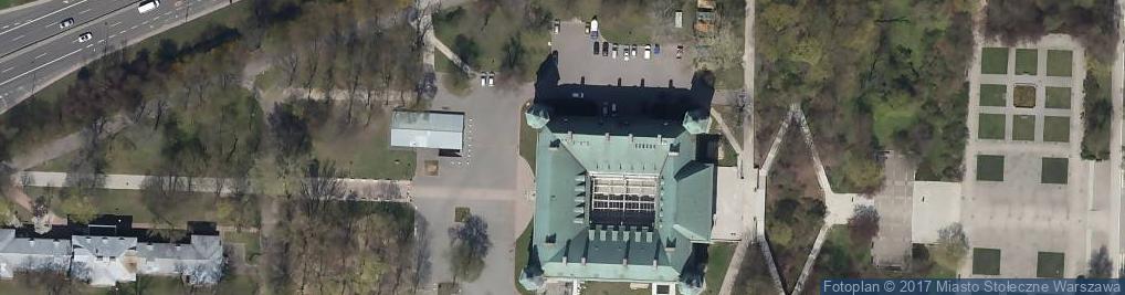 Zdjęcie satelitarne Centrum Sztuki Współczesnej