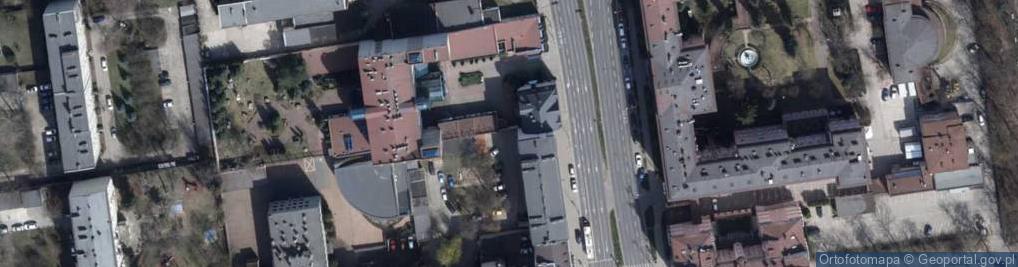 Zdjęcie satelitarne Geologiczne im. Jana Ziomka, Wydział Nauk Geograficznych UŁ