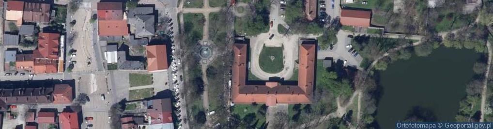 Zdjęcie satelitarne Izba Regionalna Ziemi Andrychowskiej