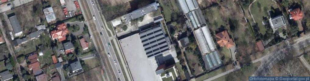 Zdjęcie satelitarne Martyrologii Radogoszcz