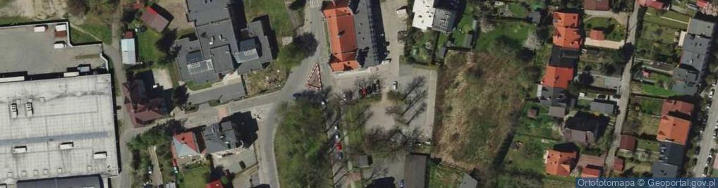 Zdjęcie satelitarne Muzeum Czynu Zbrojnego Żywiecczyzny