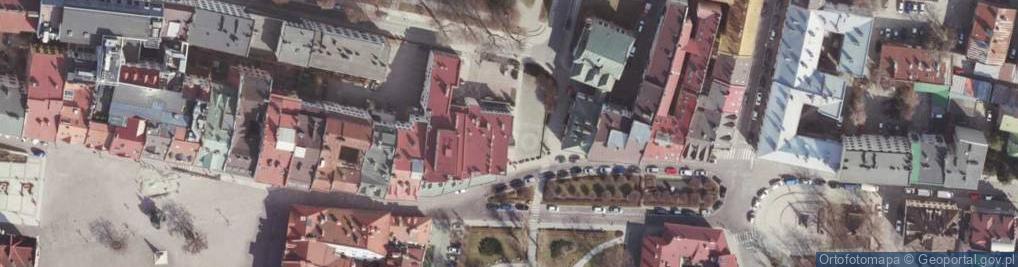 Zdjęcie satelitarne Muzeum Dobranocek ze Zbiorów Wojciecha Jamy