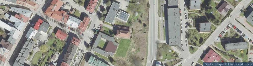 Zdjęcie satelitarne Muzeum - Dwory Karwacjanów i Gładyszów