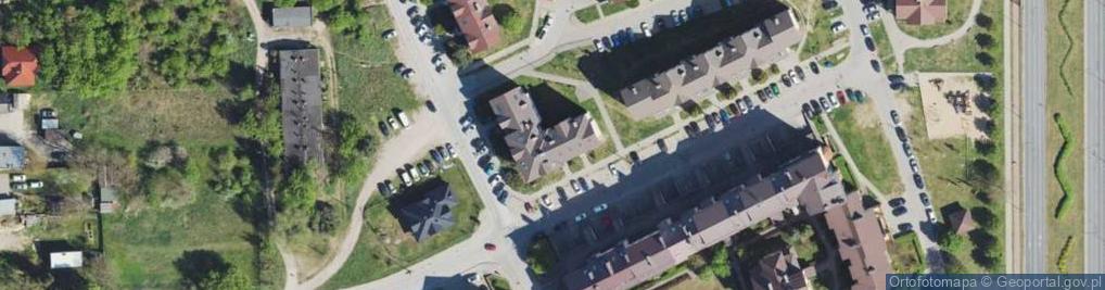 Zdjęcie satelitarne Muzeum Historii Ziemi Ciechanowskiej
