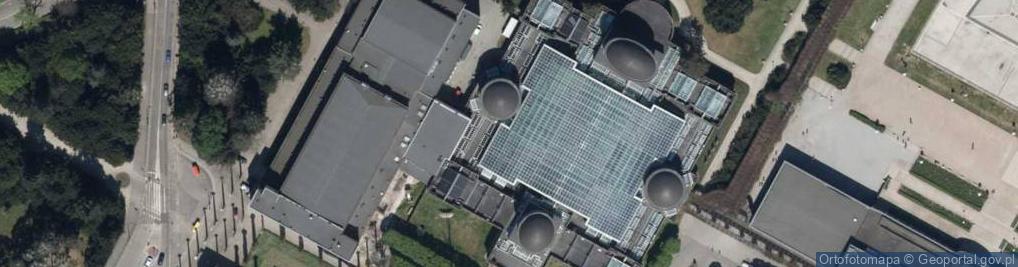 Zdjęcie satelitarne Muzeum Narodowe we Wrocławiu - Pawilon Czterech Kopuł