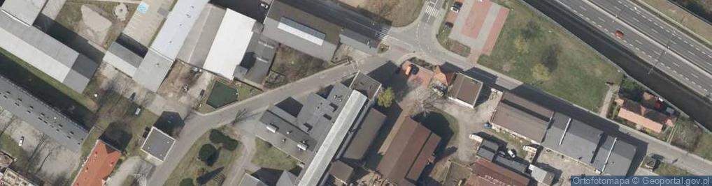 Zdjęcie satelitarne Muzeum Odlewnictwa Artystycznego w Gliwicach