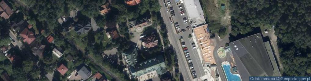 Zdjęcie satelitarne Muzeum Oscypka Zakopane