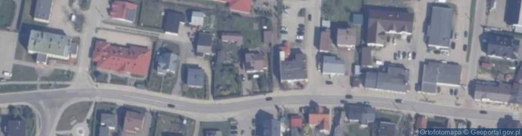 Zdjęcie satelitarne Muzeum Pól Bitewnych Pomorza
