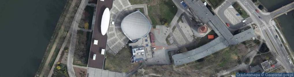 Zdjęcie satelitarne Muzeum Polskiej Piosenki