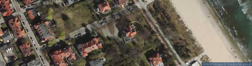 Zdjęcie satelitarne Muzeum Sopotu