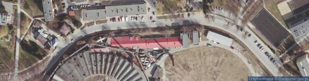 Zdjęcie satelitarne Muzeum Techniki i Militariów