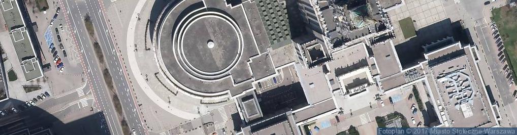 Zdjęcie satelitarne Muzeum Techniki i Przemysłu NOT