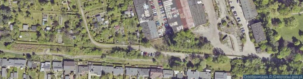Zdjęcie satelitarne Muzeum Techniki Militarnej i Użytkowej