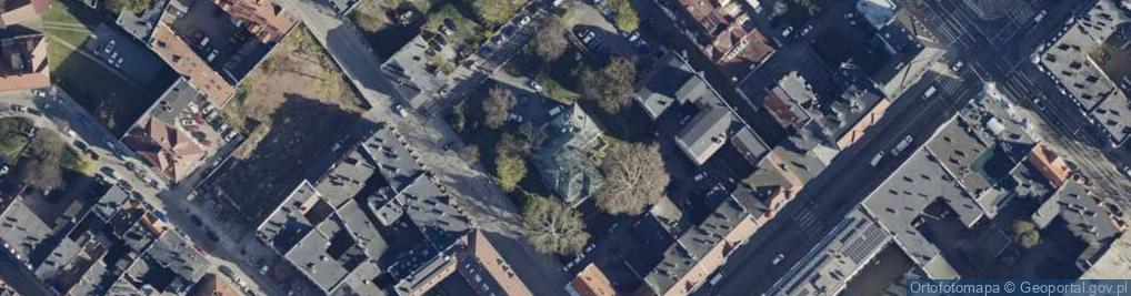 Zdjęcie satelitarne Muzeum w Gliwicach