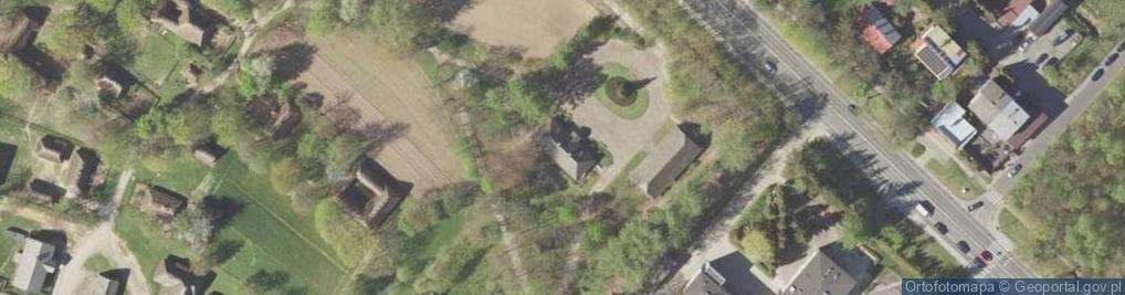 Zdjęcie satelitarne Muzeum Wsi Lubelskiej