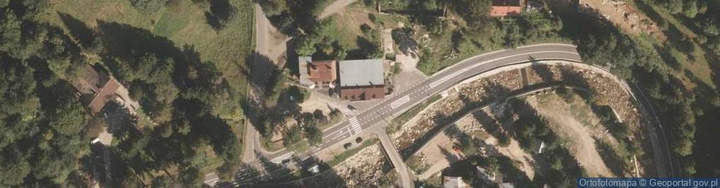 Zdjęcie satelitarne Muzeum Ziemi i Stara Chata Walońska