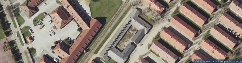 Zdjęcie satelitarne Państwowe Muzeum Auschwitz-Birkenau
