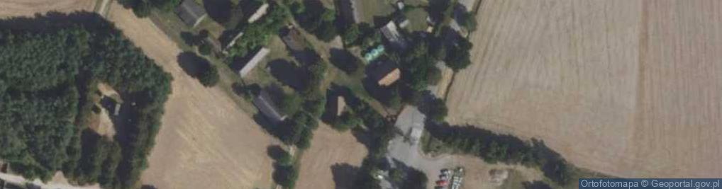 Zdjęcie satelitarne Wielkopolski Park Etnograficzny w Dziekanowicach