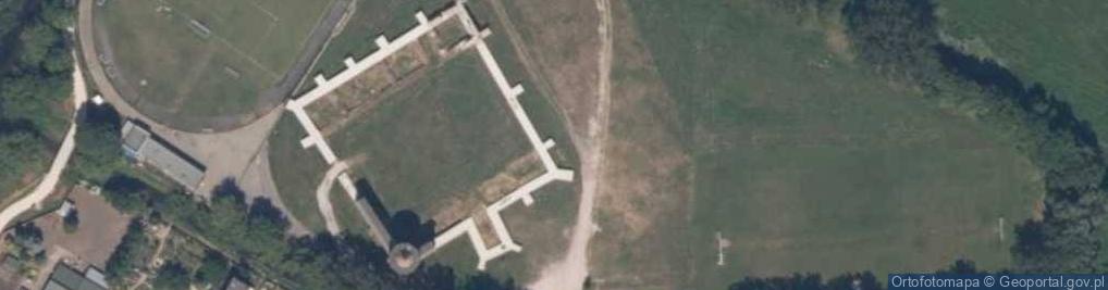 Zdjęcie satelitarne Zamek Książąt Mazowieckich