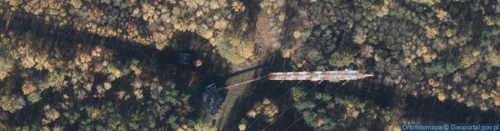 Zdjęcie satelitarne RTCN Raszyn