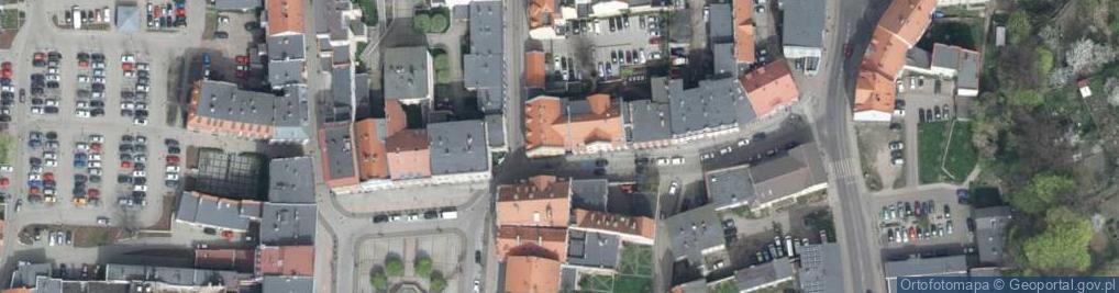 Zdjęcie satelitarne Delegatura Dolnośląskiego Oddziału Wojewódzkiego NFZ w Wałbrzychu