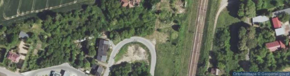 Zdjęcie satelitarne Ostry zakręt.