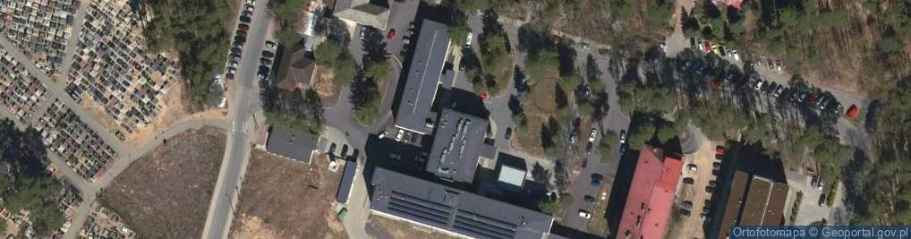 Zdjęcie satelitarne SP ZOZ w Augustowie
