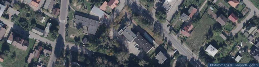 Zdjęcie satelitarne SP ZOZ w Łukowie