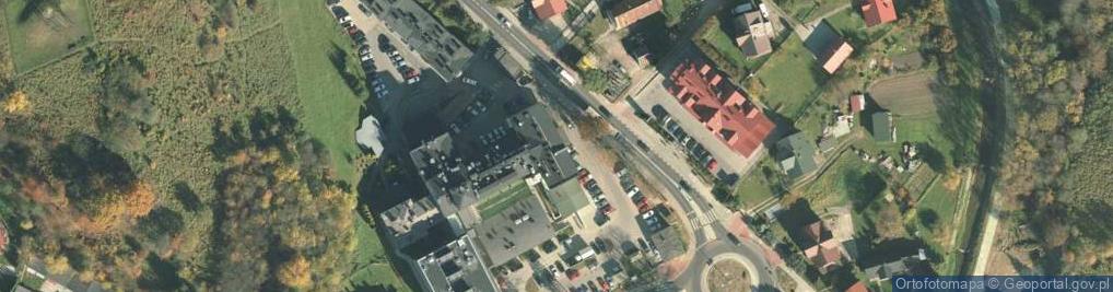 Zdjęcie satelitarne Szpital im. dr. Józfa Dietla w Krynicy-Zdroju