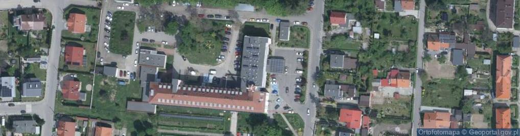 Zdjęcie satelitarne Szpital Powiatowy w Głubczycach