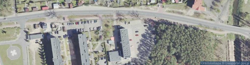 Zdjęcie satelitarne Wielospecjalistyczny Szpital SP ZOZ w Nowej Soli