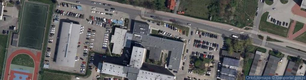 Zdjęcie satelitarne Wielospecjalistyczny Szpital - SP ZOZ w Zgorzelcu