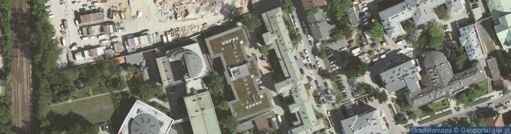 Zdjęcie satelitarne Wojewódzki Specjalistyczny Szpital Dziecięcy im. św. Ludwika w Krakowie