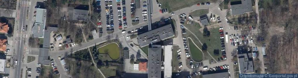 Zdjęcie satelitarne Zespół ZOZ w Ostrowie Wielkopolskim