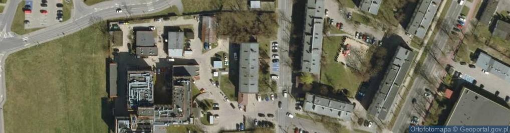 Zdjęcie satelitarne ZOZ w Łowiczu