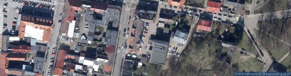 Zdjęcie satelitarne TP S.A. Obszar Telekomunikacji w Zielonej Górze