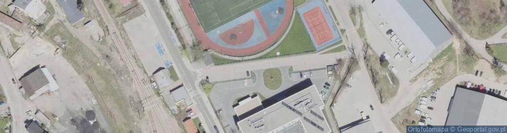 Zdjęcie satelitarne Obiekt sportowy