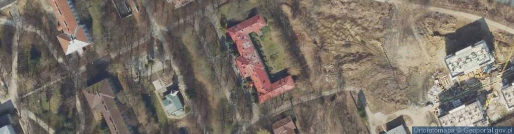 Zdjęcie satelitarne Była wojskowa składnica sanitarna