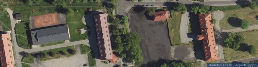 Zdjęcie satelitarne Placówka Żandarmerii Wojskowej