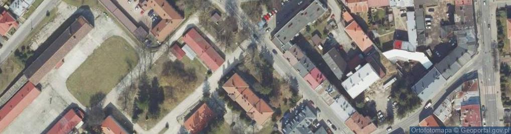 Zdjęcie satelitarne Placówka Żandarmerii Wojskowej