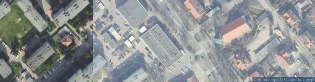 Zdjęcie satelitarne Sklepy Wielobranżowe Justyna Fornalkiewicz