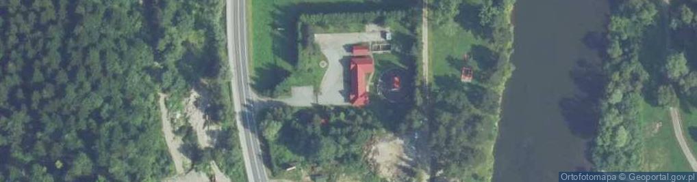 Zdjęcie satelitarne Krościenko