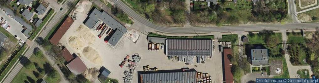 Zdjęcie satelitarne Oczyszczalnia centralna