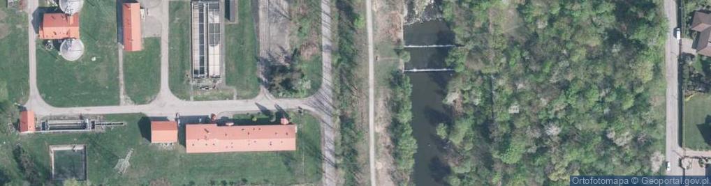 Zdjęcie satelitarne Oczyszczalnia
