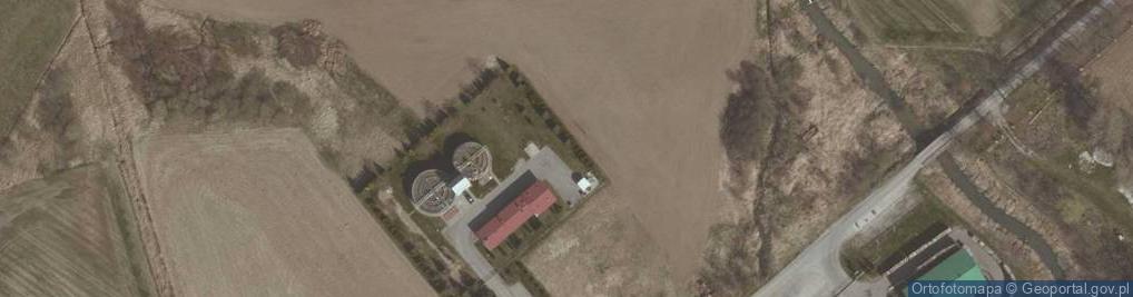 Zdjęcie satelitarne Oczyszczalnia